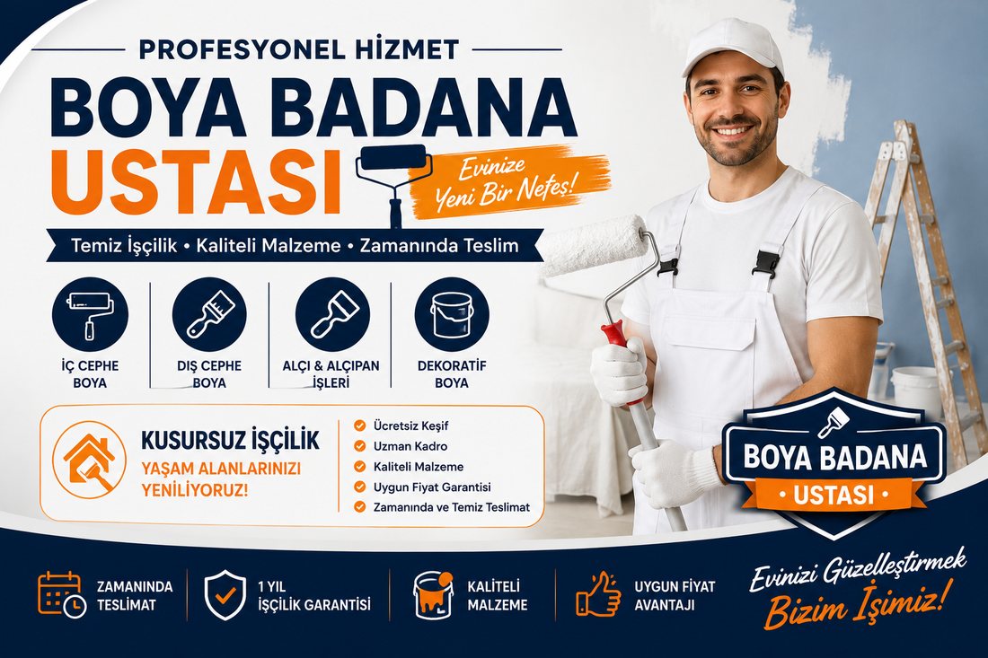 Göztepe boya badana ustası – profesyonel boyacı